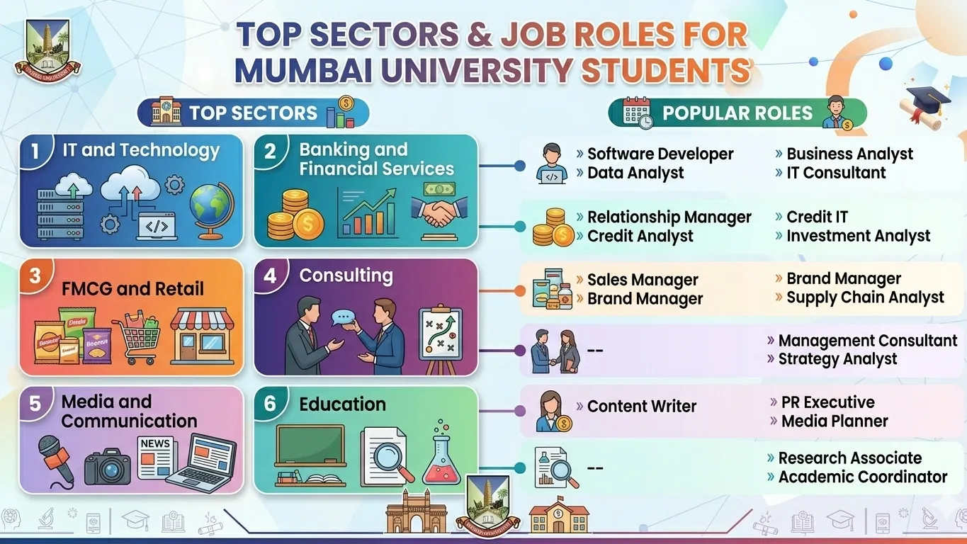 Mumbai University top job roles offered